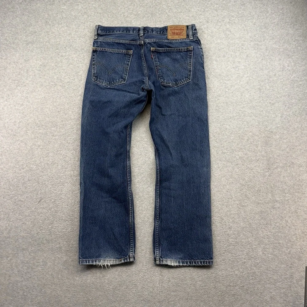 Vintage Levis 505 Jeans Mens 34x29‎ Regular Straight Distressed Y2K USA Grunge